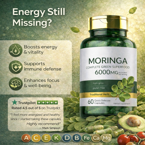 Premium Moringa kapslar
